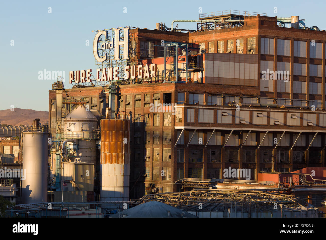 C & H Sugar factory in Crockett CA Stock Photo - Alamy