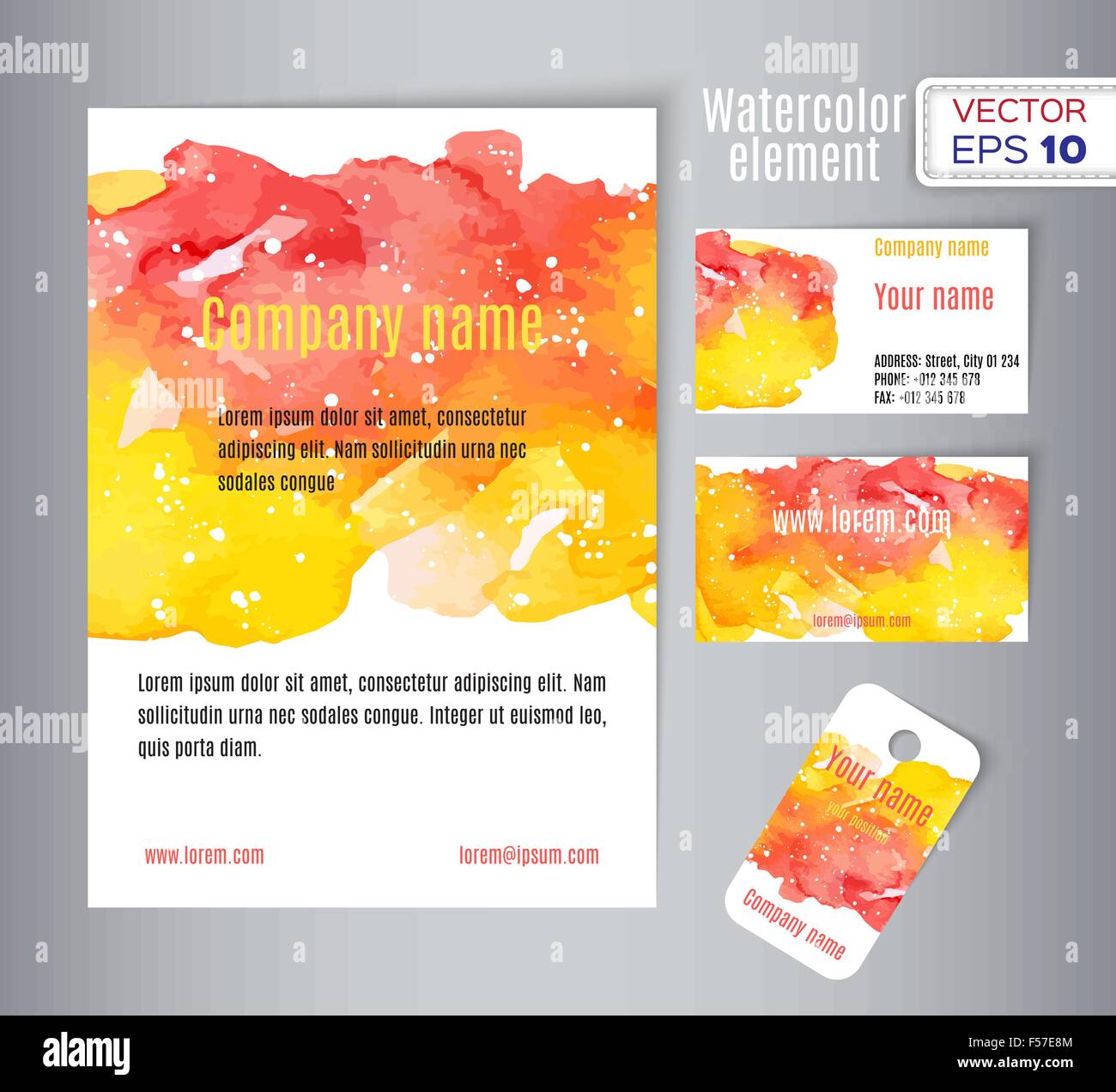 Hand drawn watercolor illustration Stock Vector Image & Art - Alamy