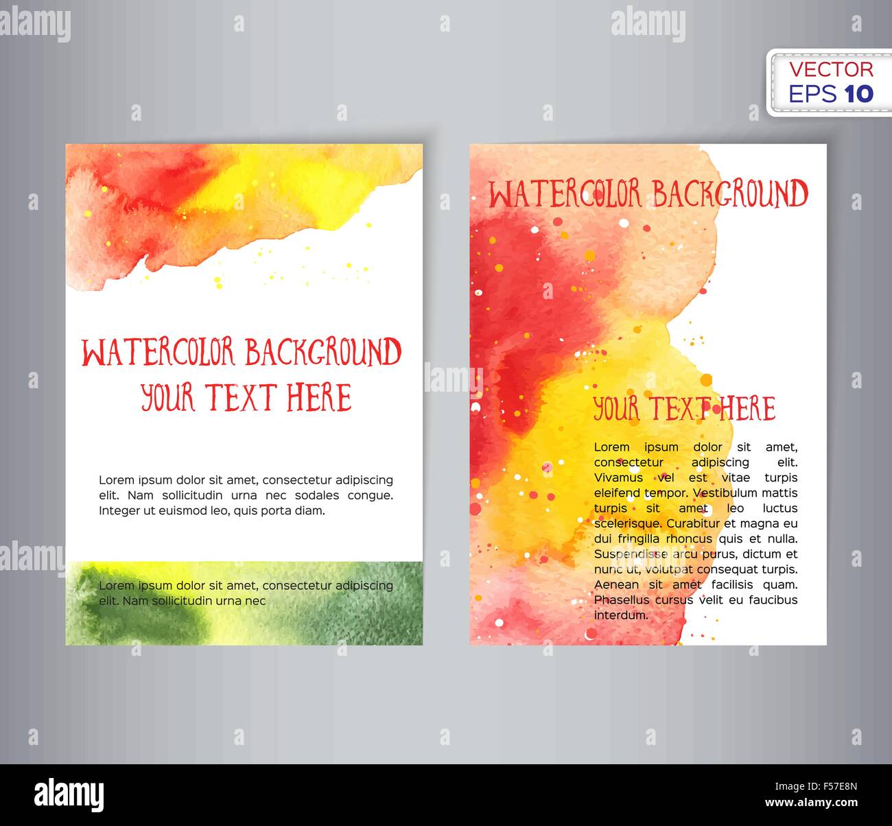 Hand drawn watercolor illustration Stock Vector Image & Art - Alamy
