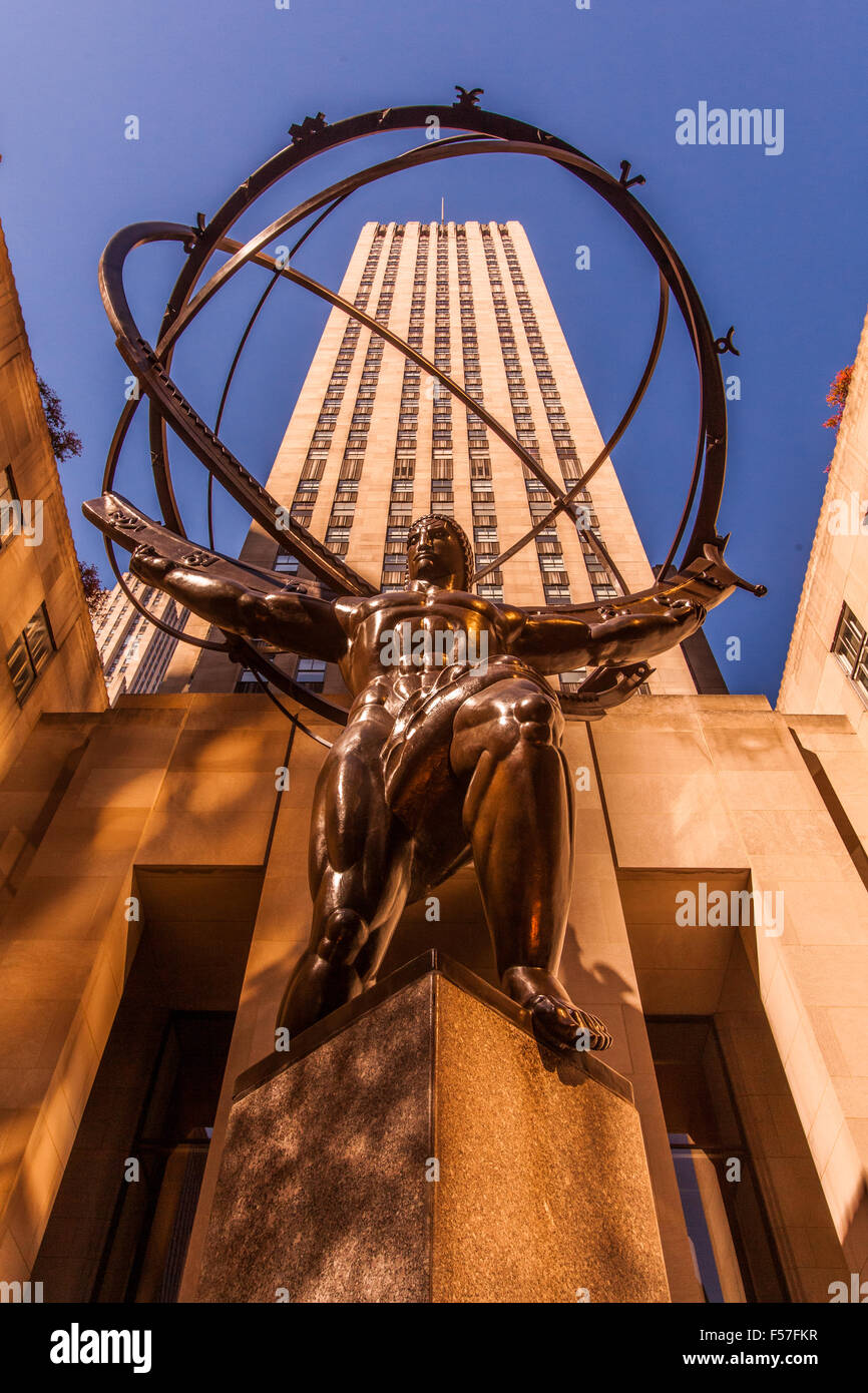 Atlas Statue Rockefeller Center