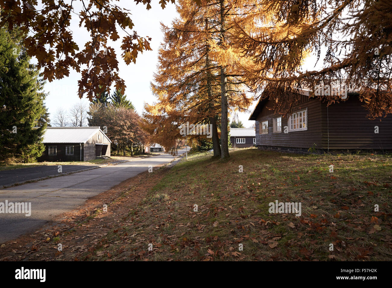 Daaden, Germany. 29th Oct, 2015. The building at the Stegskopf camp at