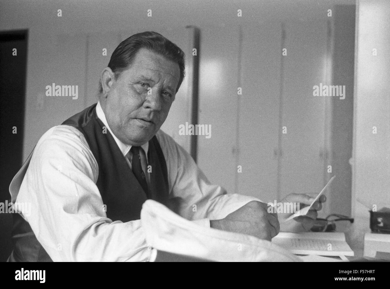 Der bayerische Volksschauspieler Karl Tischlinger, Deutschland 1960er ...