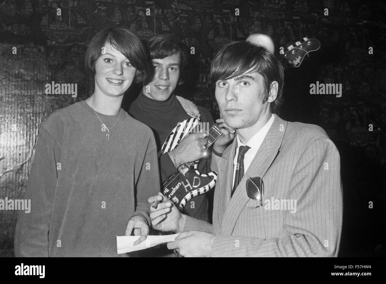 Der deutsche Musiker Dieter Langhans, Deutschland, 1960er Jahre. The ...