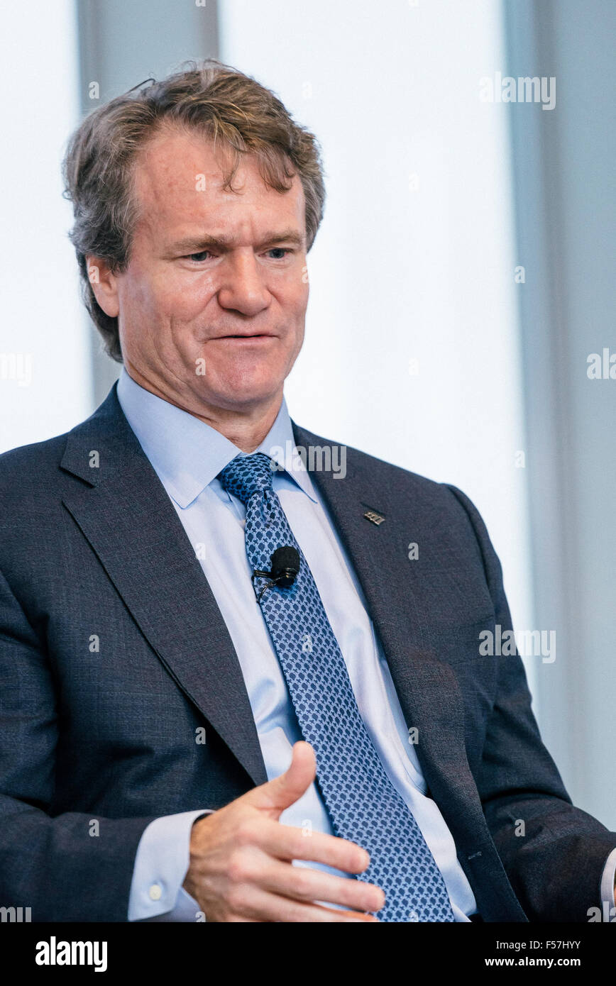 Brian Moynihan,  Bank Of America's CEO at 1 Bryant Park Head Quarters tower Stock Photo
