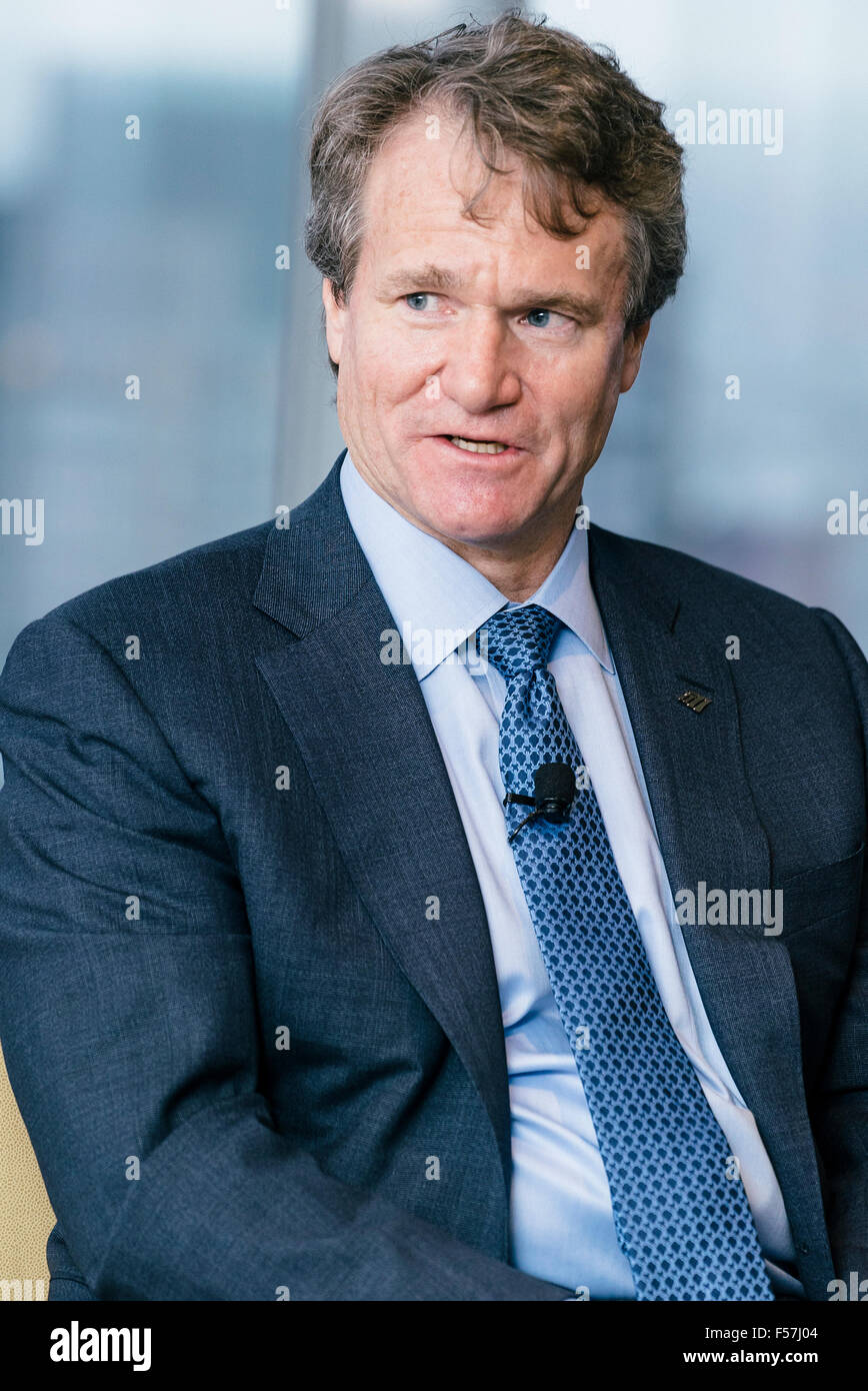Brian Moynihan, Bank Of America's CEO at 1 Bryant Park Head Quarters