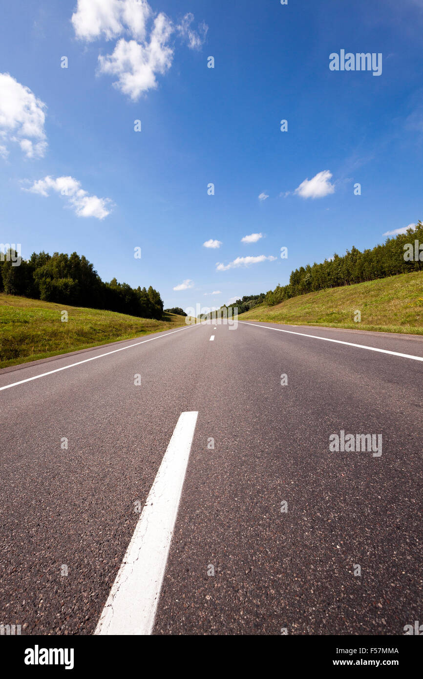 the asphalted road Stock Photo - Alamy