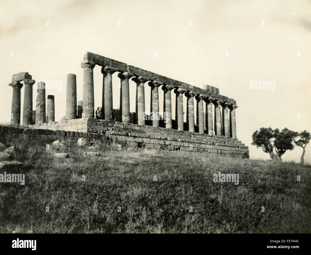 The Temple of Juno, Agrigento, Italy Stock Photo