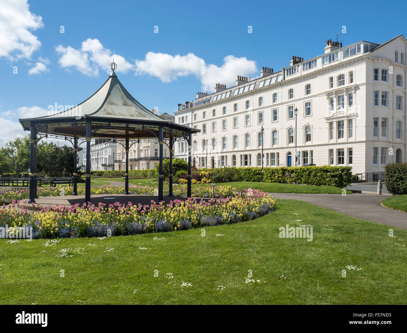 The Crescent, Filey, North Yorkshire Stock Photo Alamy