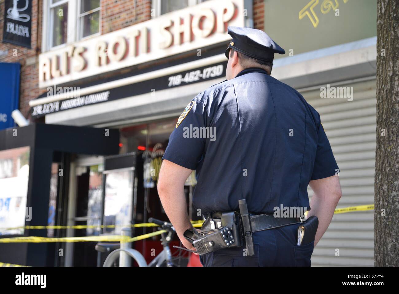 Exterior views of Ali's Roti, where 1 person was killed and 3 others ...