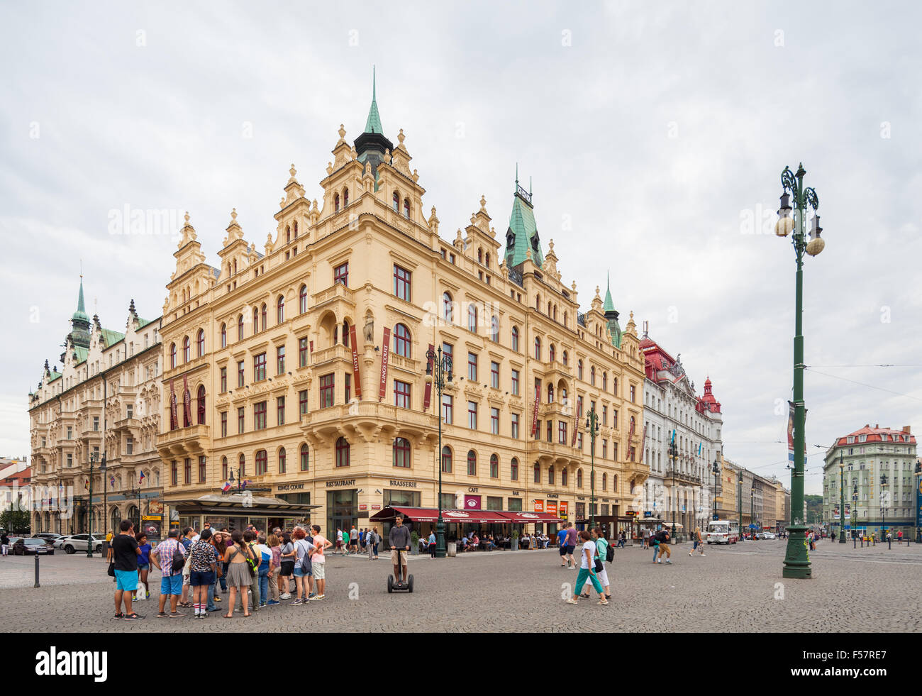 Hotel Kings Court in Prague Stock Photo