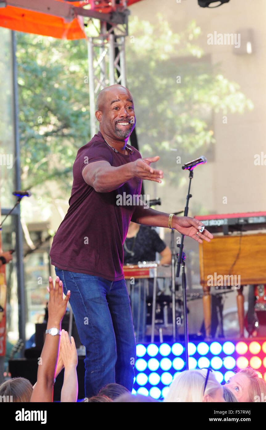 Darius Rucker Performance Darius Rucker performing live on the Today show as part of NBC's Toyota ...