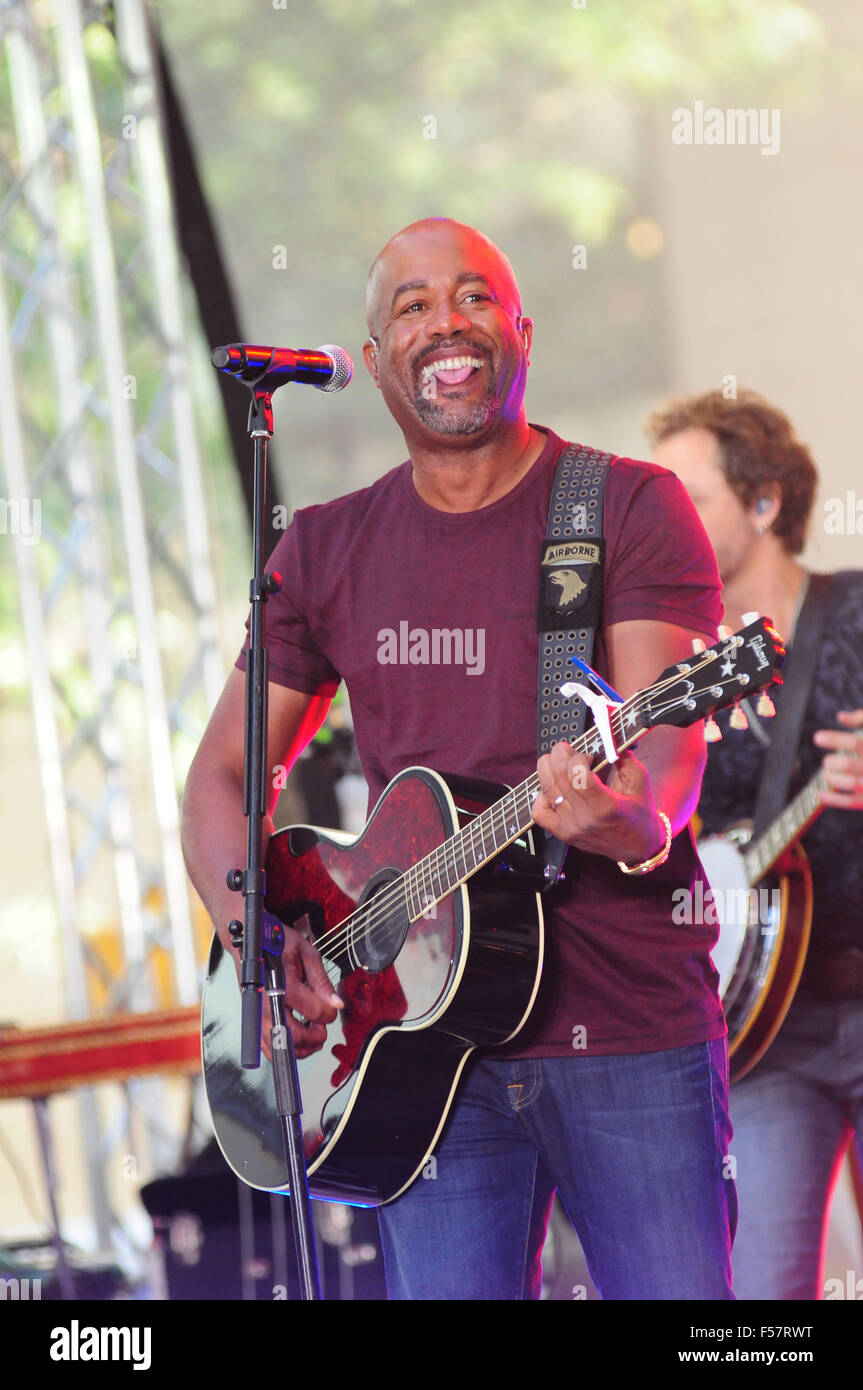 Darius Rucker Performance Darius Rucker performing live on the Today show as part of NBC's Toyota ...