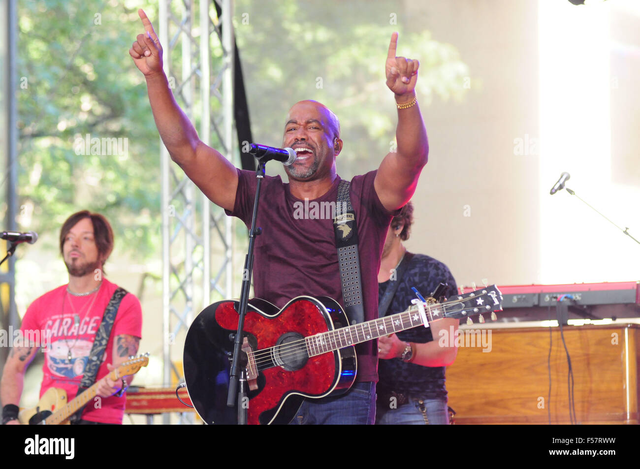 Darius Rucker Performance Darius Rucker performing live on the Today show as part of NBC's Toyota ...