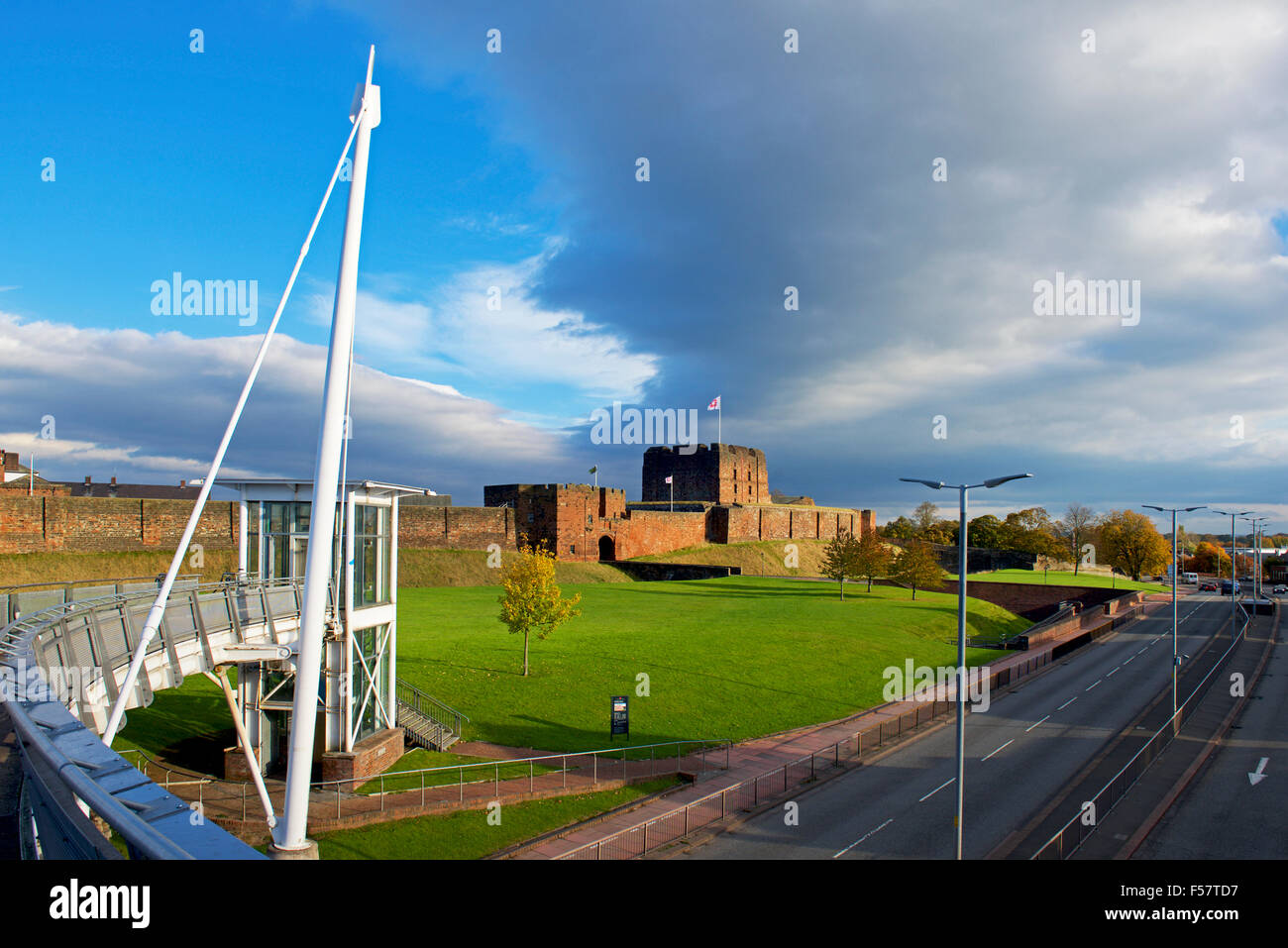 Carlisle Castle, Cumbria, England UK Stock Photo