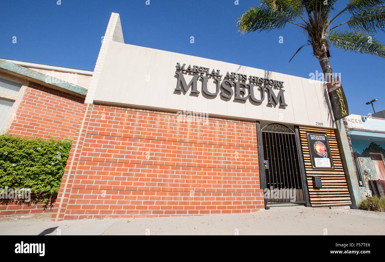 The Martial Arts History Museum in Burbank Stock Photo Alamy