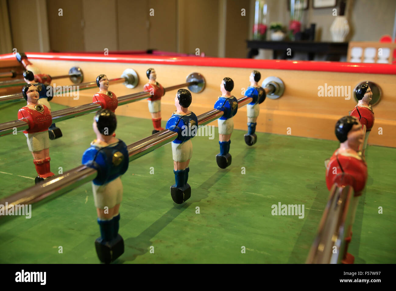 Close up of Table Football players Stock Photo Alamy
