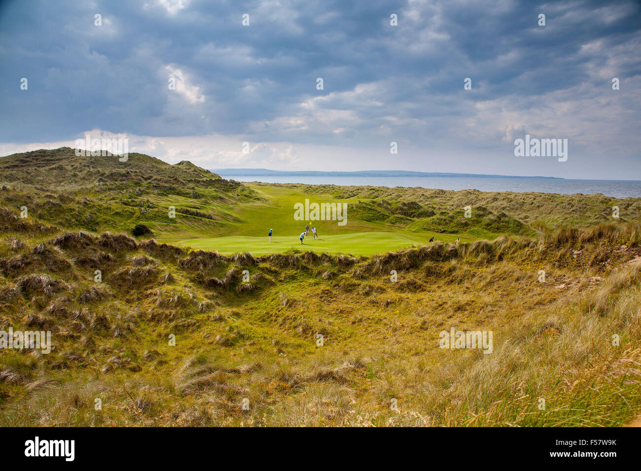 Enniscrone Golf Club, Mayo, Ireland Stock Photo