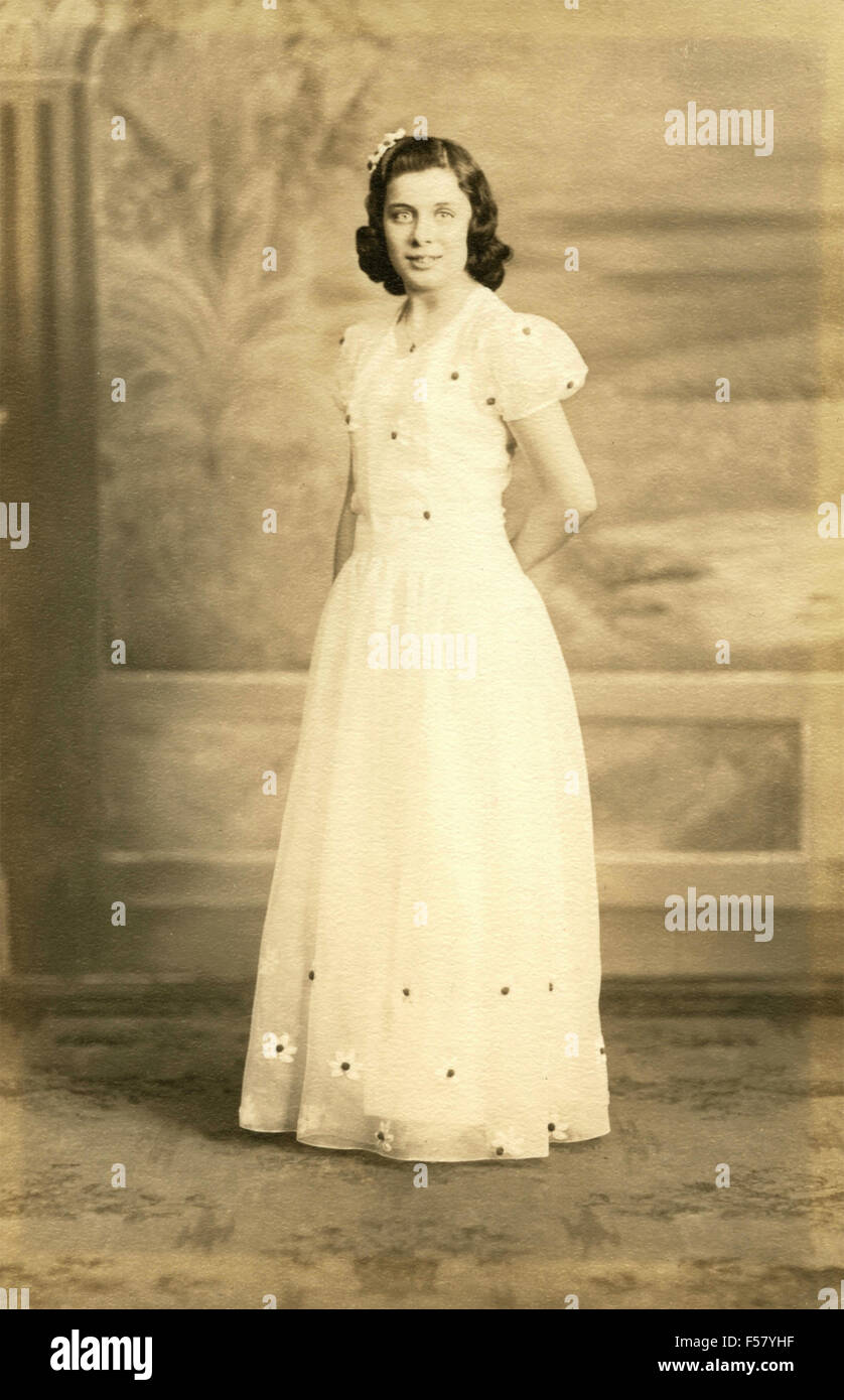 1930s young woman hi-res stock photography and images - Alamy