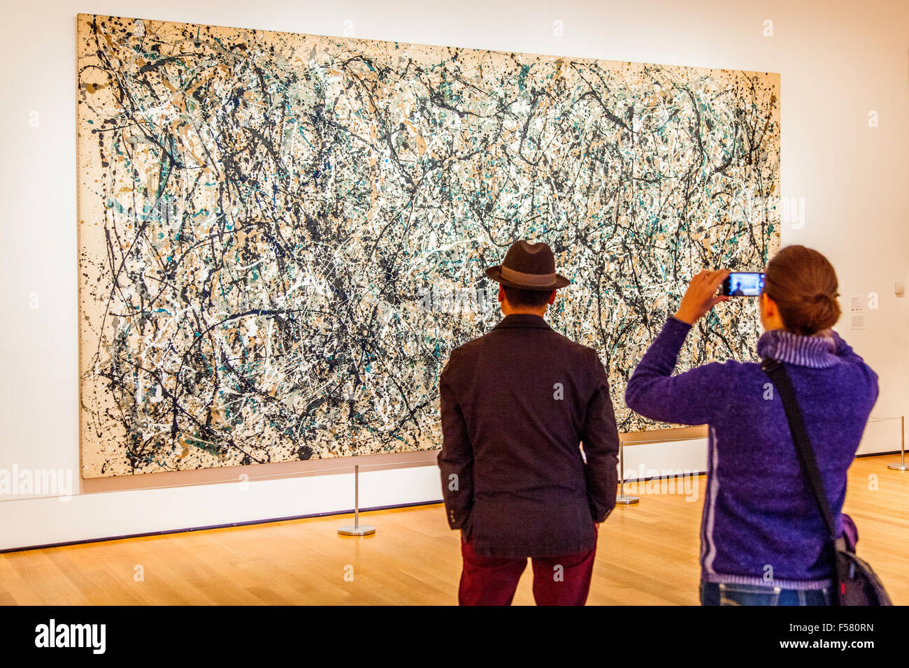 Jackson Pollock- One: Number 31 (1950) . MoMA The Museum of Modern Stock  Photo - Alamy