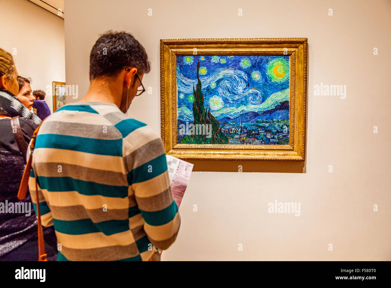 The Starry Night painted by Vincent van Gogh (1889), MoMA The Museum Stock  Photo - Alamy