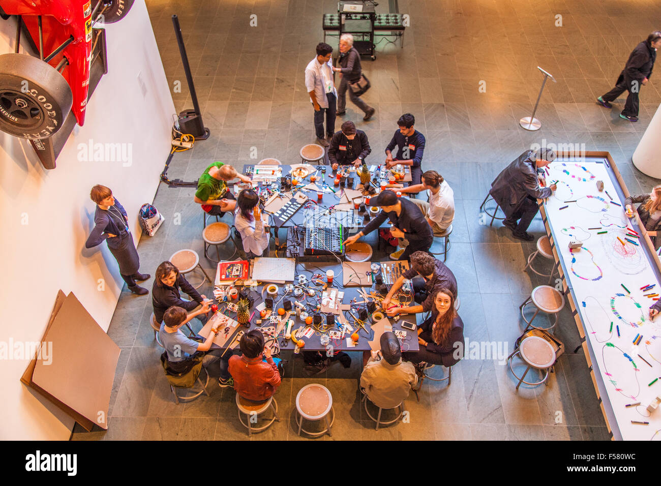 MoMA Studio: in Space workshop. MoMA The Museum of Modern Art, New York city, United States of America Stock Photo Alamy