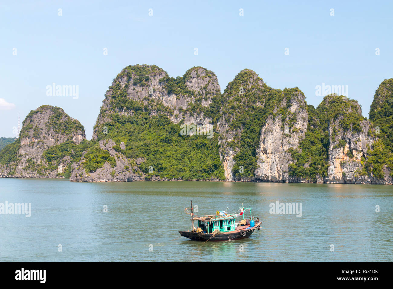 beautiful scenery of Ha Long Halong bay, unesco world heritage area in