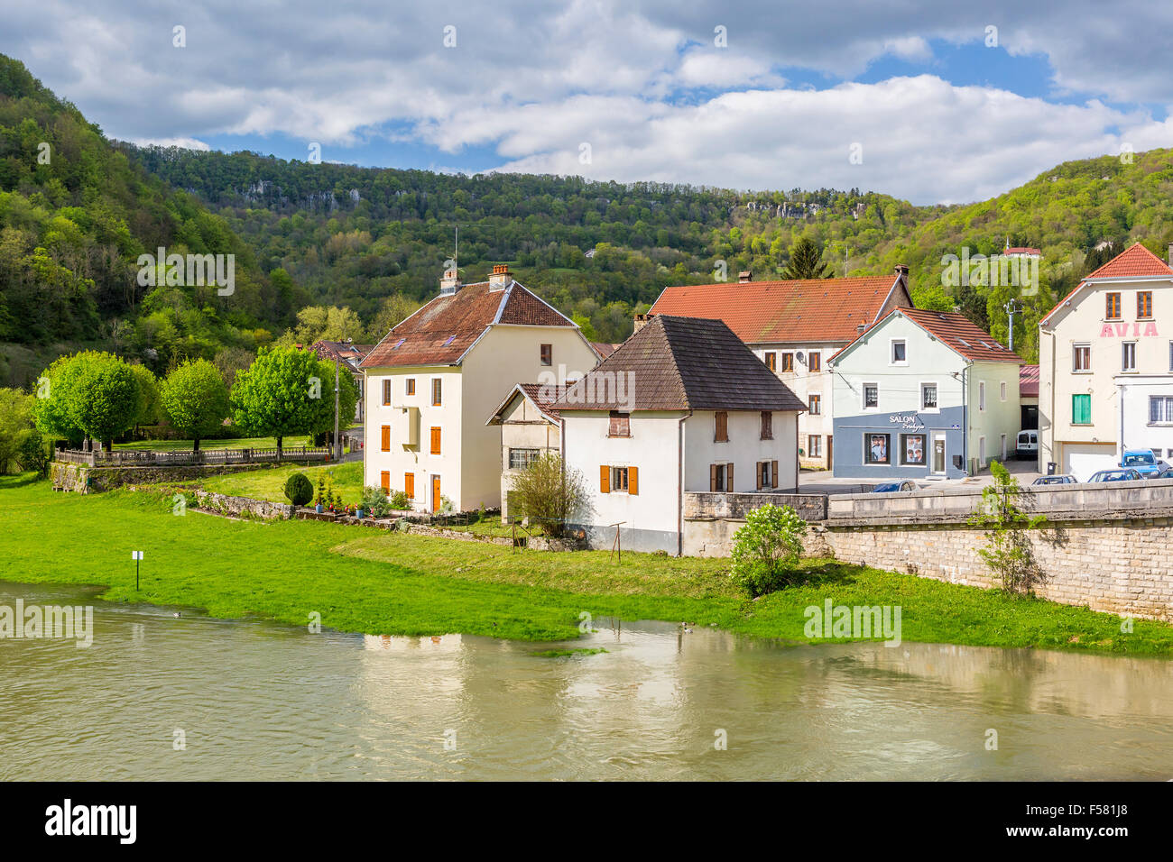 Saint-Hippolyte, Doubs, Franche-Comté, France, Europe. Stock Photo
