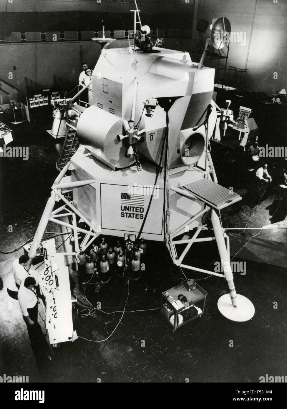 The lunar excursion module LEM, USA Stock Photo