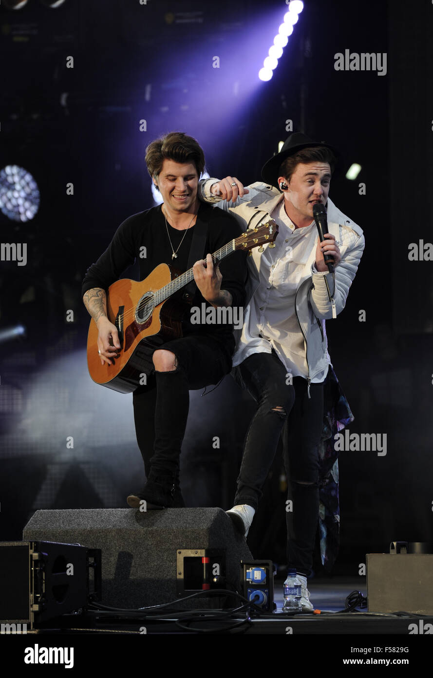 Fusion Festival 2015 - Day 1 - Performances - Rixton Featuring: Rixton ...