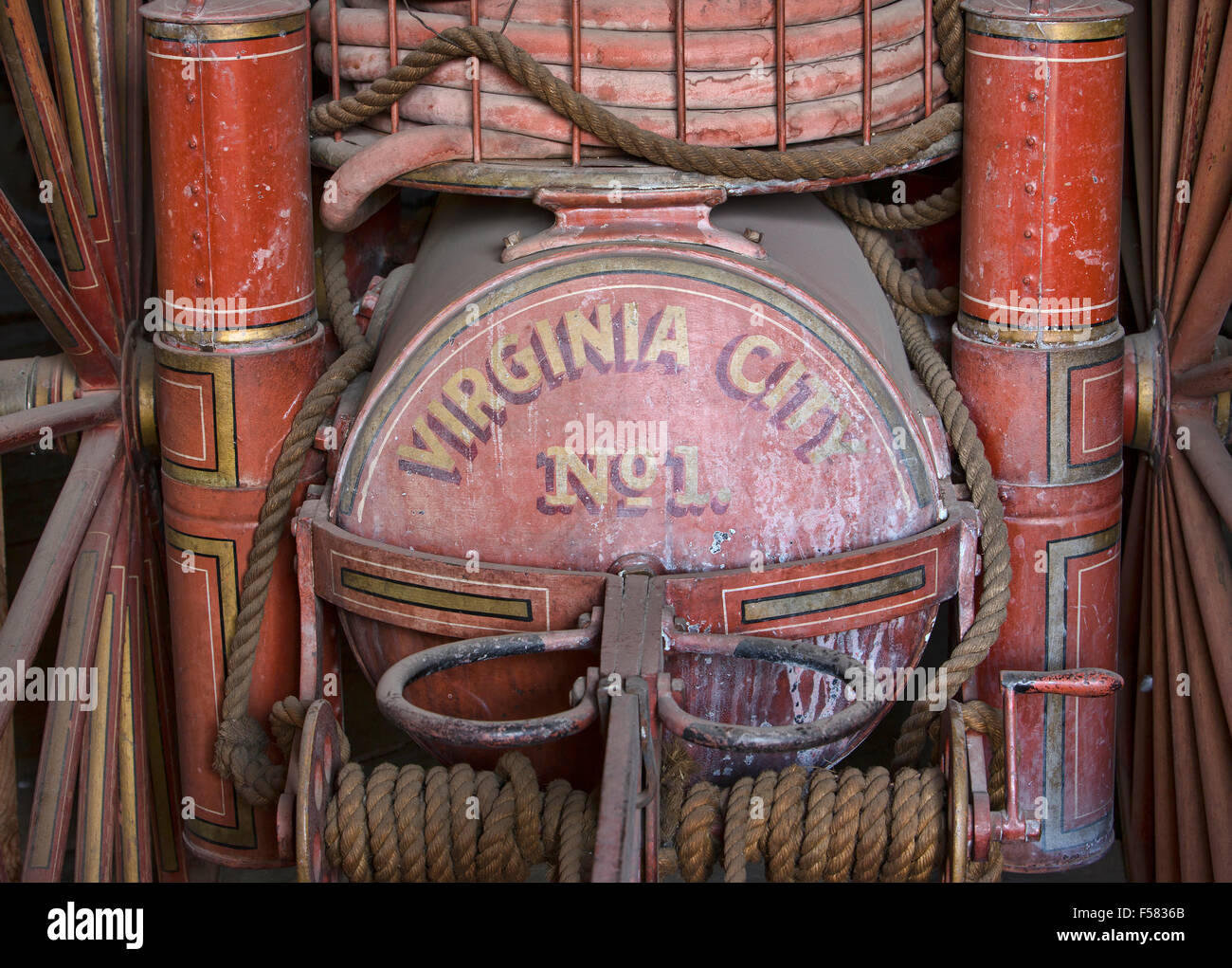Virginia City Montana historic city Stock Photo