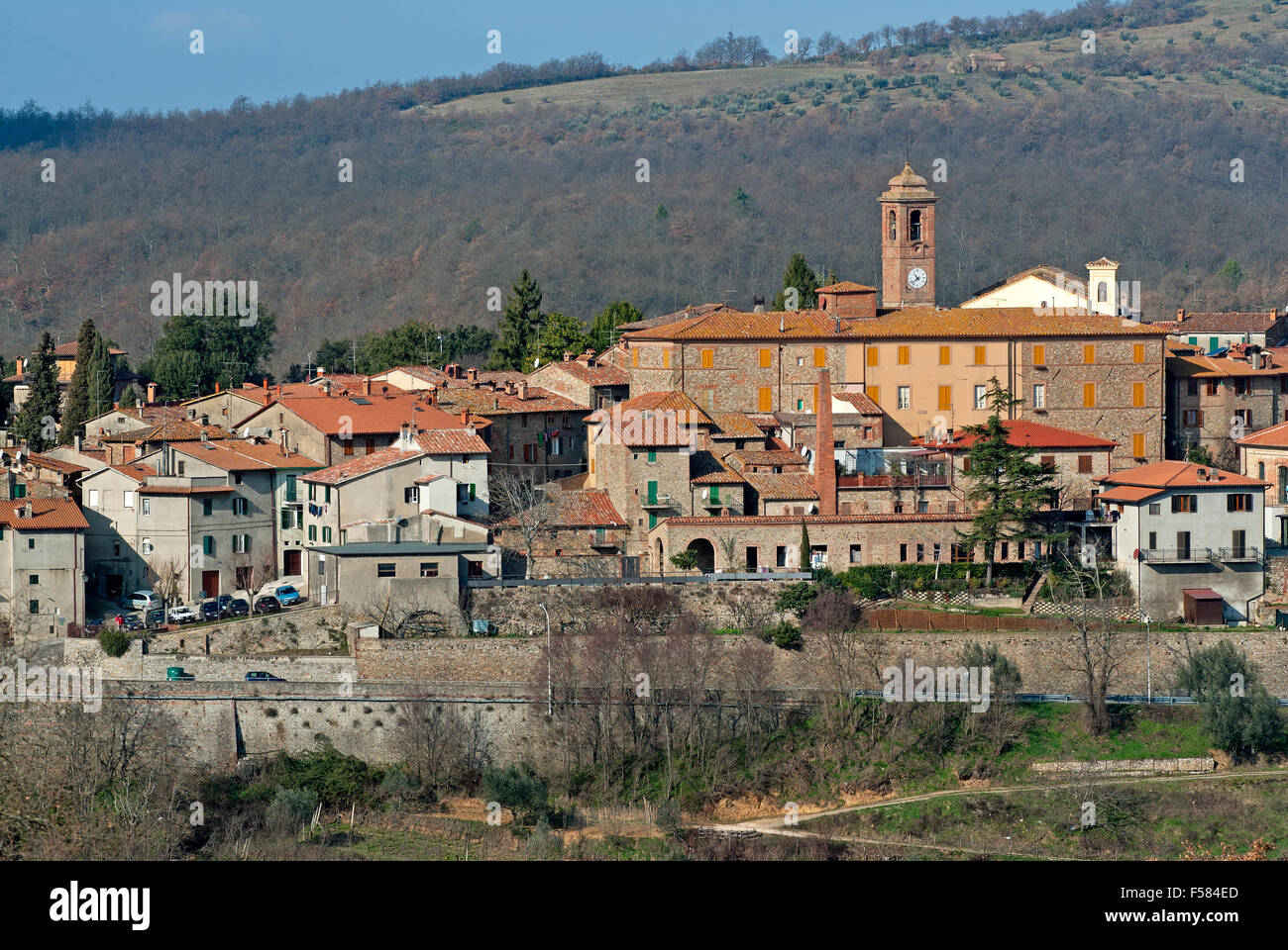 Piegaro, medieval village in Umbria, Italy Stock Photo
