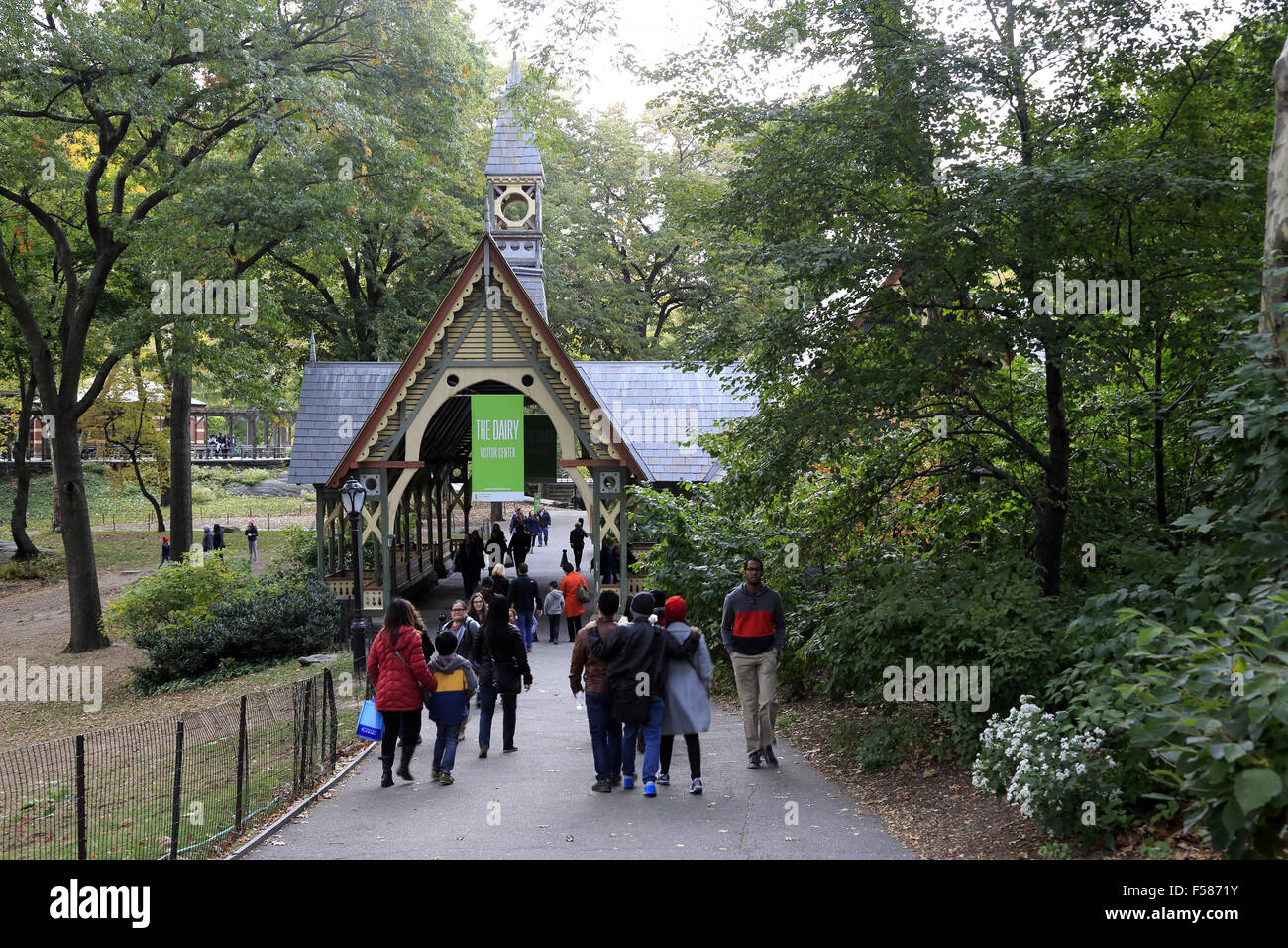 The Dairy Visitor Center in Central Park. Manhattan. New York City. USA