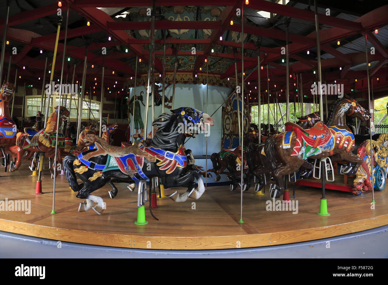 Central Park Carousel. Manhattan, New York City, USA Stock Photo Alamy