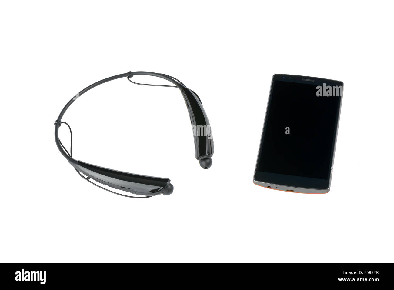 Earphone bluetooth hi res stock photography and images Alamy