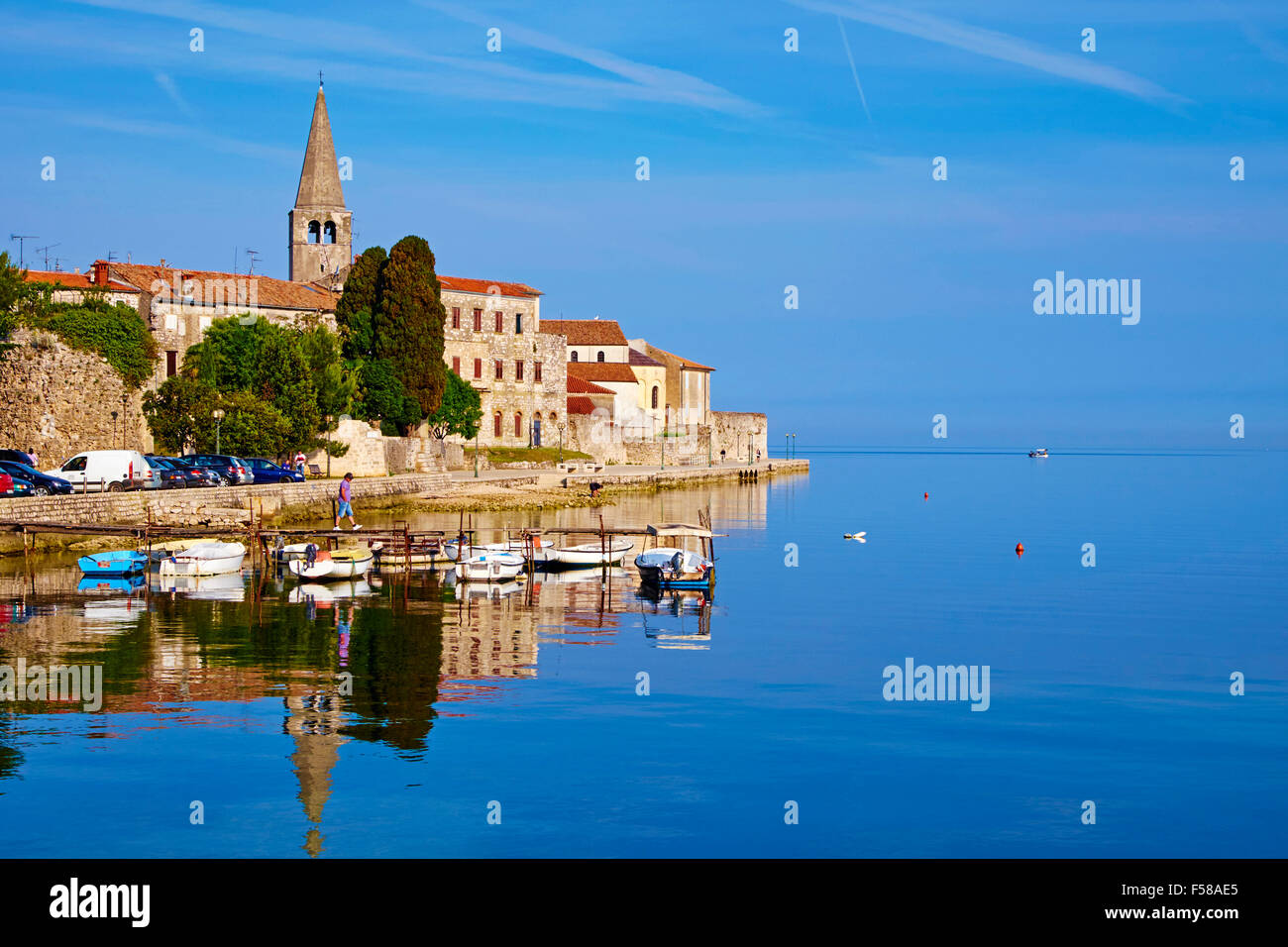 Croatia, Adriatic coast, Istria, village of Porec Stock Photo