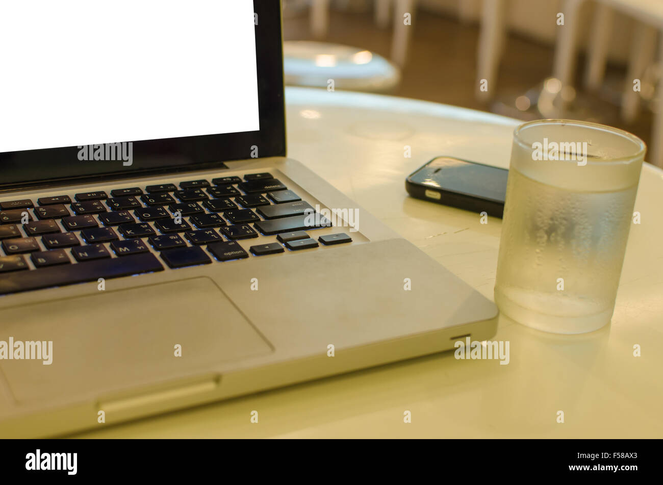 Computer Below The Table Compute monitor hi-res stock photography and images - Alamy