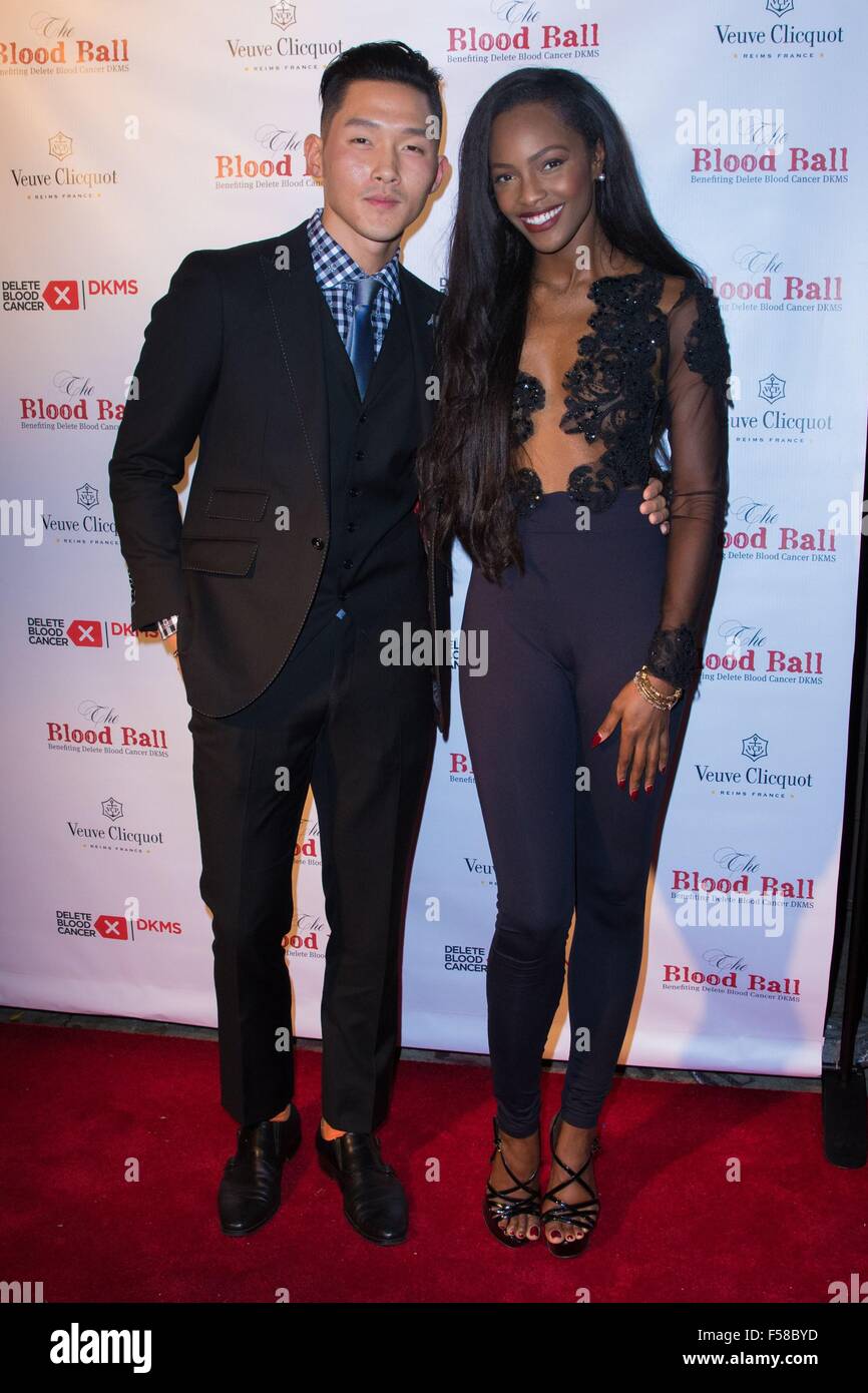 New York, NY, USA. 29th Oct, 2015. Justin Kim, Mame Adjei ...