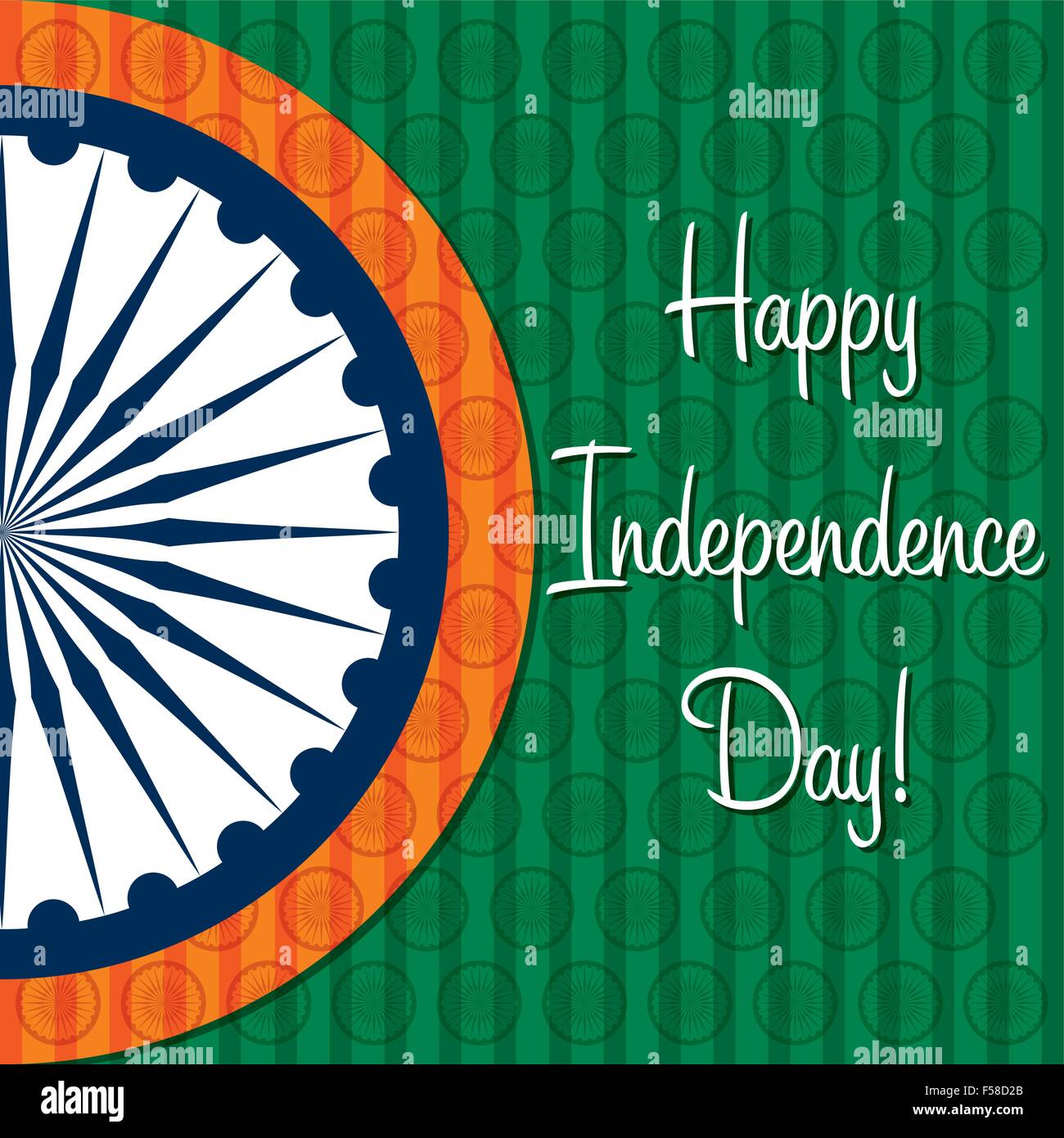 Happy Independence Day India card in vector format Stock Vector ...