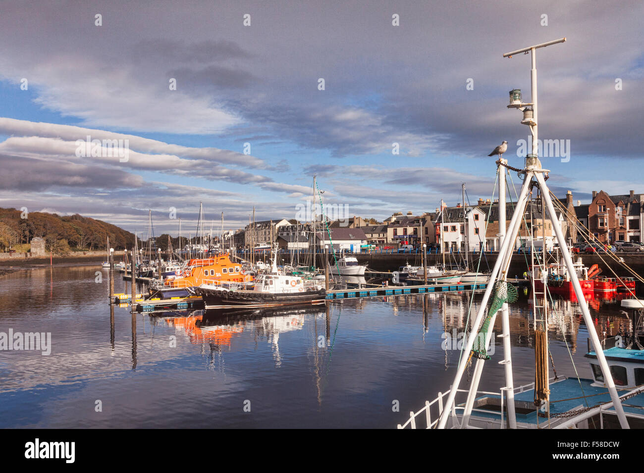 Stornoway Harbour, Isle of Lewis, Outer Hebrides, Scottish Highlands, Scotland, UK Stock Photo