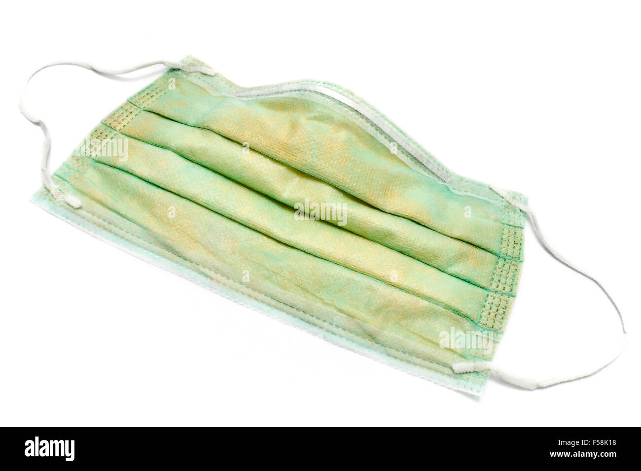Medical mask isolated on white Stock Photo - Alamy