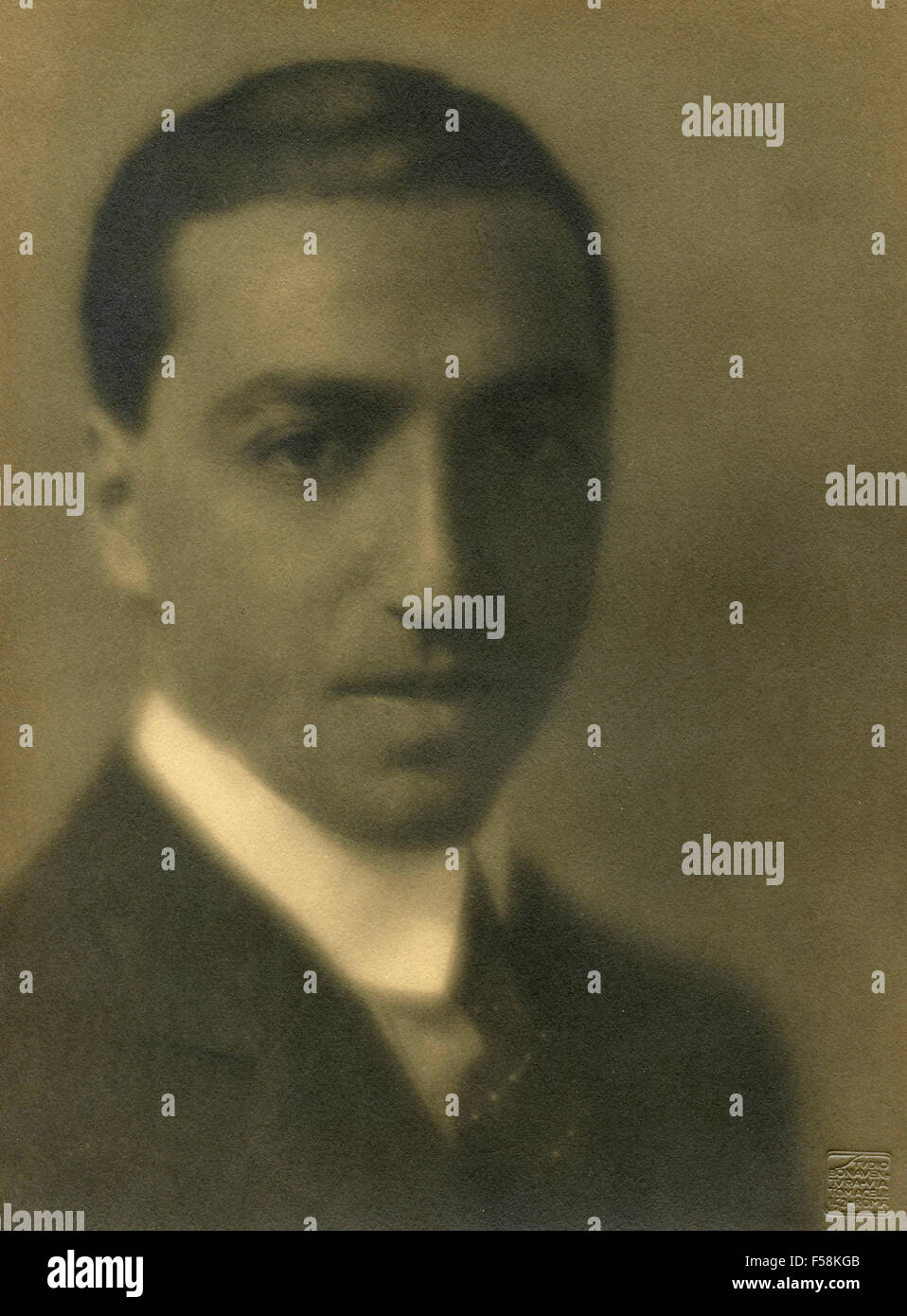 Portrait of Italian senator Alessandro Sardi Stock Photo Alamy