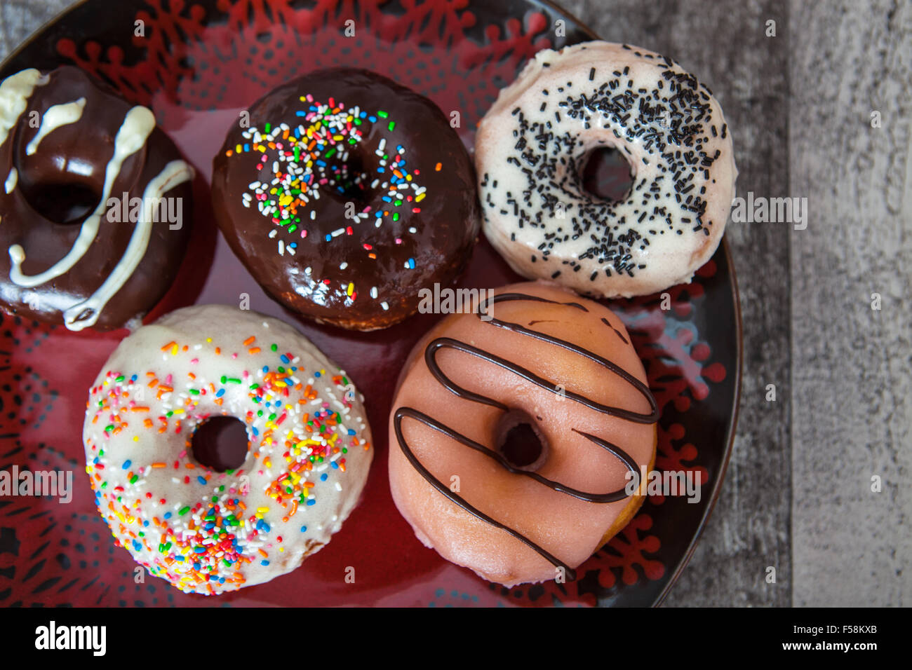 Homemade Sweet Donuts Stock Photo
