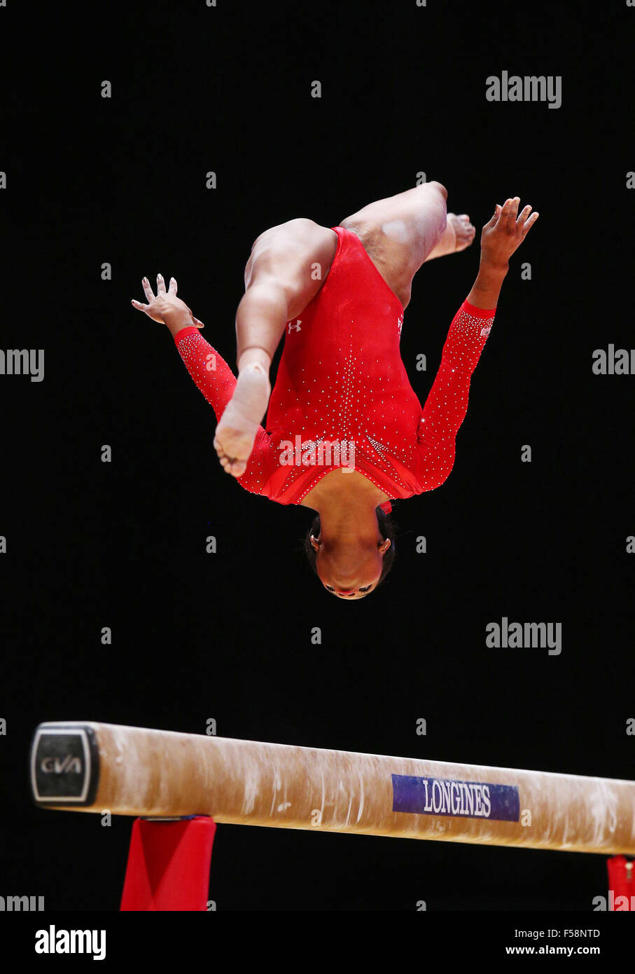 Glasgow, Scotland. 29th Oct, 2015. Defending Olympic Champion Gabrielle