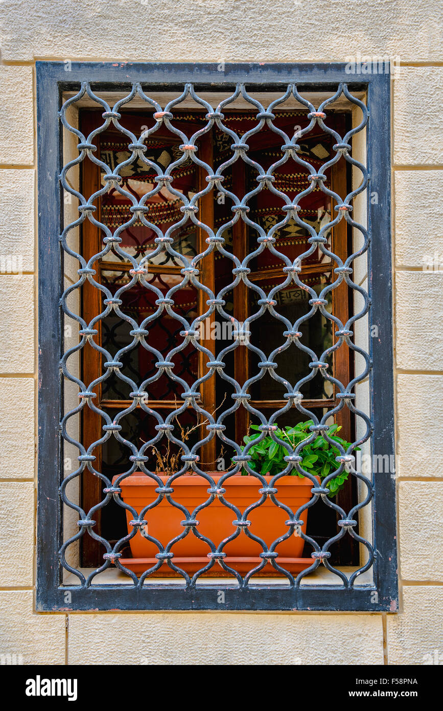 Decorative Burglar Bars for Security Stock Photo - Alamy