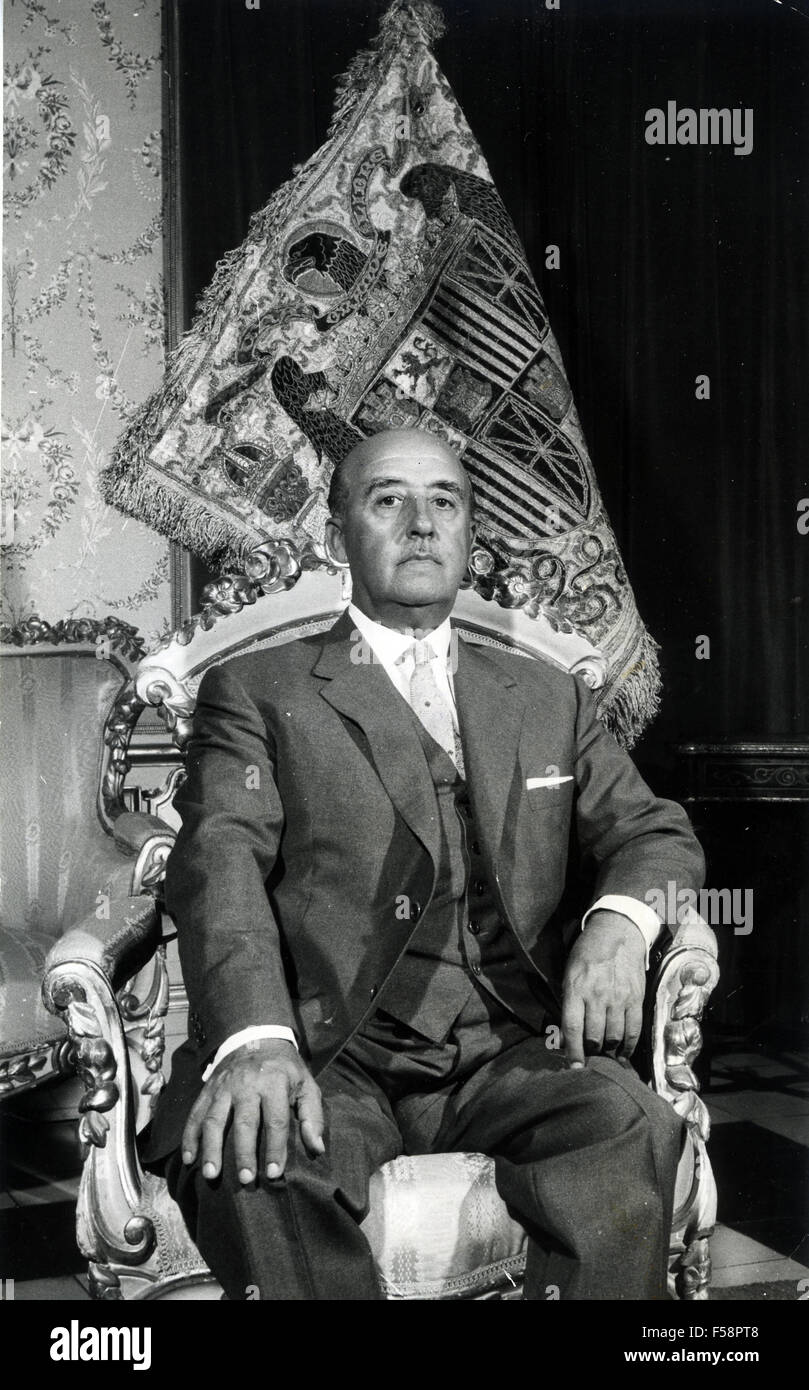 FRANCISCO FRANCO ()1892-1975) Spanish dictator about 1960 Stock Photo