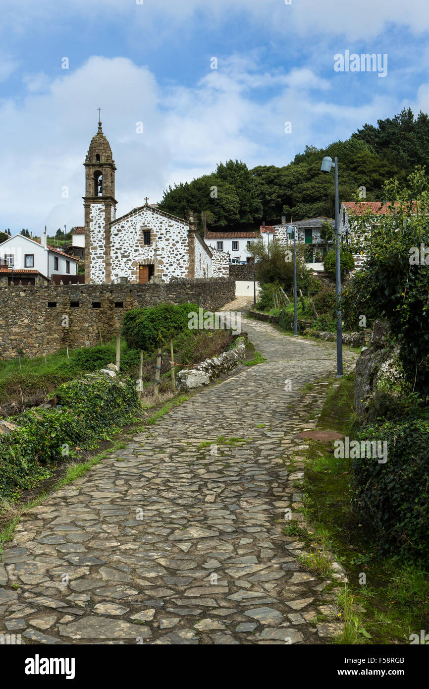 San Andres de Teixido, Galicia, Spain Stock Photo