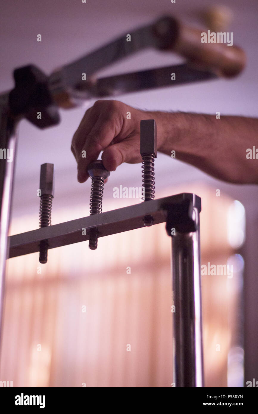 Wrist fingers physiotherapy rehabilitation hires stock photography and