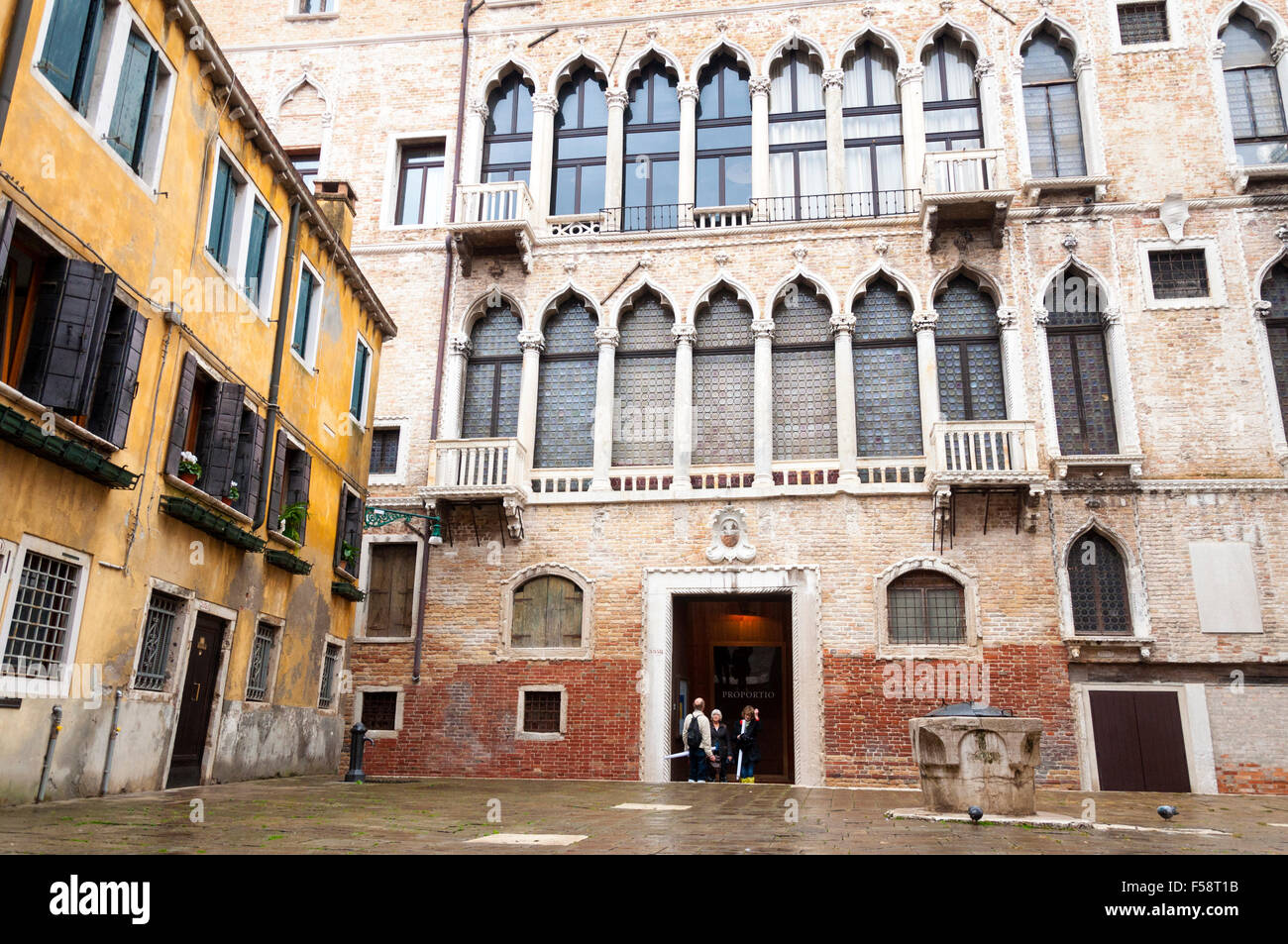 Palazzo Fortuny, art gallery, Venice, Italy Stock Photo - Alamy