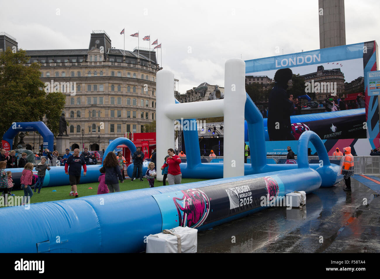 Trafalgar square fanzone hires stock photography and images Alamy