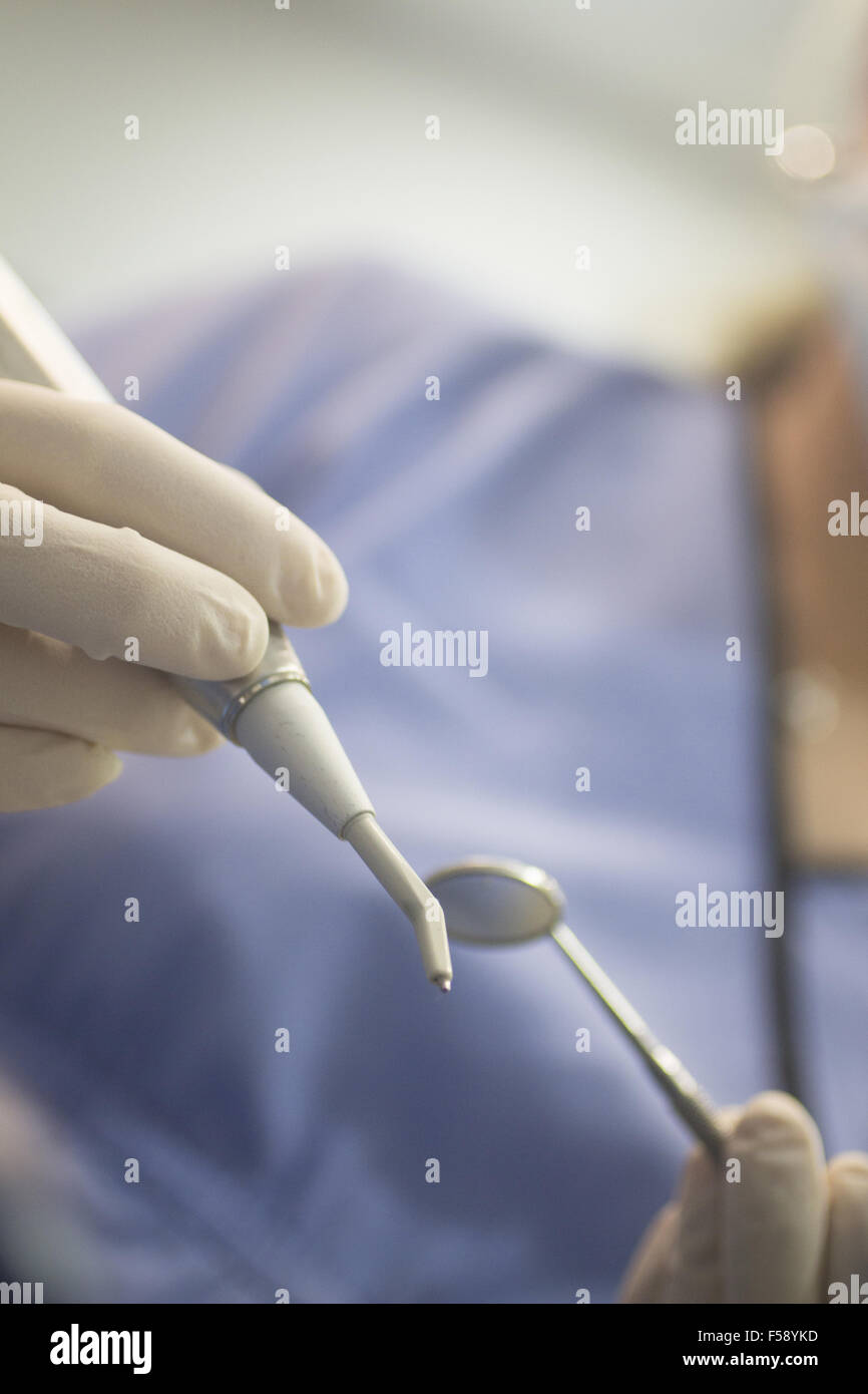 Dental instrumentation dentist pick tooth dental cleaning tool in the